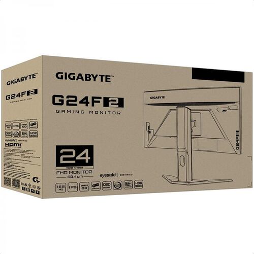 Monitor 23.8 Gigabyte G24F 2 Gaming LED FHD 165Hz 1ms HDMI DisplayPort