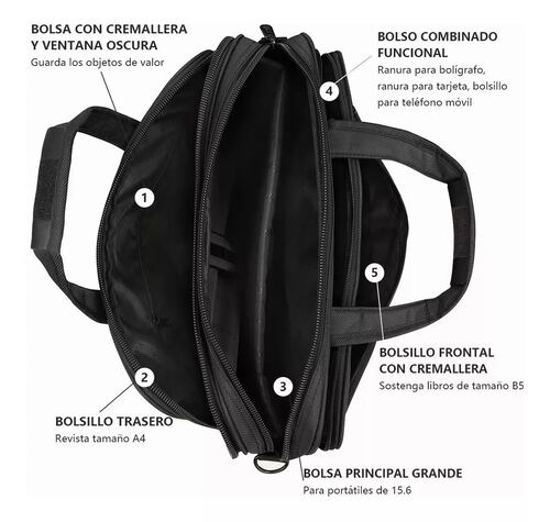 Portafolio Maletín Para Laptop Ejecutivo Crossbody