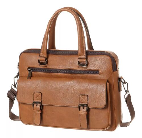 Portafolios Bolsa Para Marrón Maletin Laptop 15 Inch.