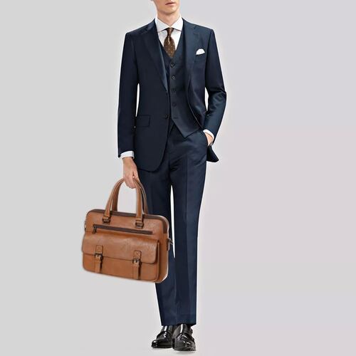 Portafolios Bolsa Para Marrón Maletin Laptop 15 Inch.