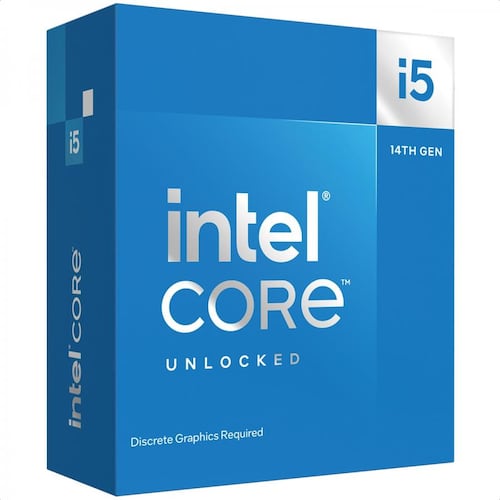 Procesador Intel Core i5 14600KF 3.5GHz 14 Core 24MB Socket 1700 BX8071514600KF