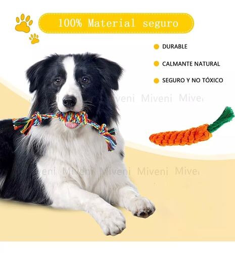 Juguetes De Morder De Cuerda Para Perros Y Cachorros 10 Pzs..
