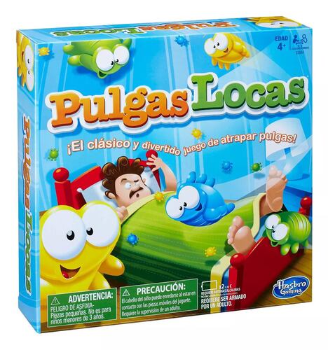 Juego De Mesa Hasbro Gaming Pulgas Locas +4 Años.