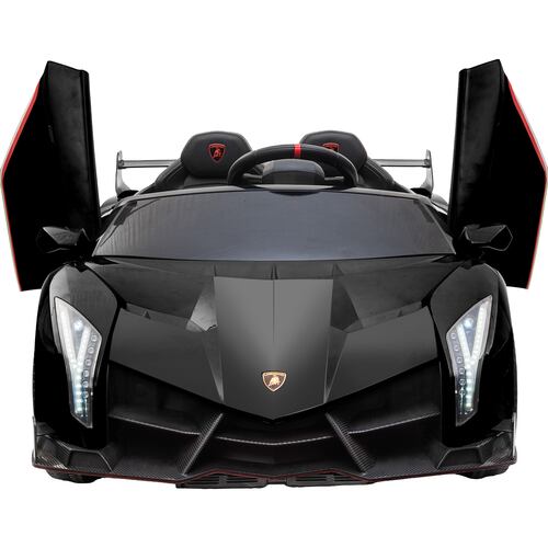 Carro Eléctrico Montable Lamborghini Negro Usb Mp3 +3 Años