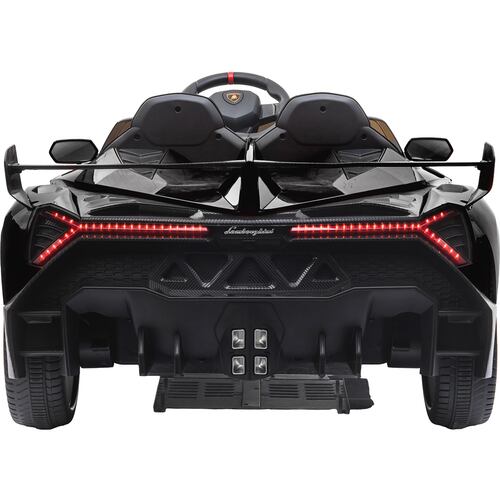 Carro Eléctrico Montable Lamborghini Negro Usb Mp3 +3 Años