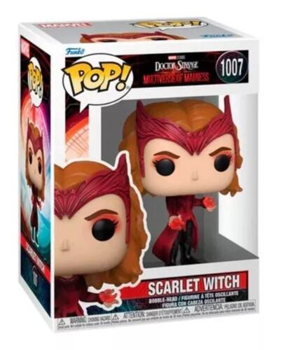 Figura De Accion Scarlet Witch 1007 En Doctor Strange Multiverse Of Madness Funko Pop.