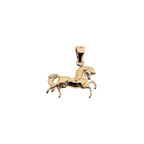 Dije caballo de oro amarillo 10k.
