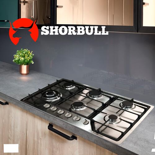 Estufa parrilla empotrable de Acero Inoxidable de 6 quemadores Shorbull