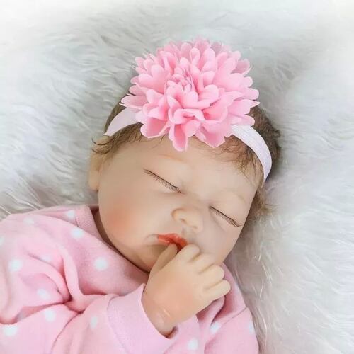 Muñeca Bebé Reborn Muñeca Para Dormir De Tela Suave 55cm