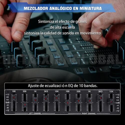 Amplificador De Audio Para Auto Casa Bluetooth Negro
