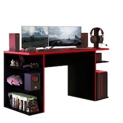 escritorio-gamer-madesa-para-pc-y-consola-rojo-negro