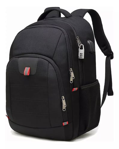 Mochila De Negocios Para Computadora 17.3 Con Cargador Usb.