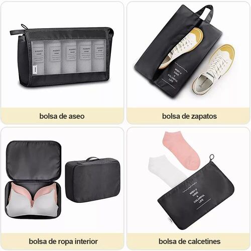 Bolsas Organizador De Maleta Equipaje Para Viaje Impermeable