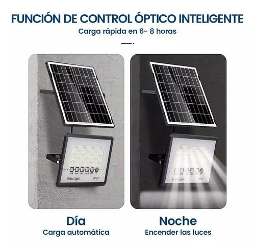 Lampara Solar 100w Recargable Led Impermeable 100 Super Leds