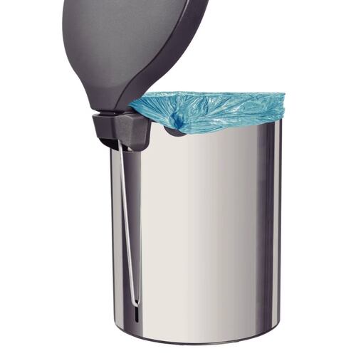Cesto Para Basura Con Pedal Acero Inoxidable New 5L Tramotina.