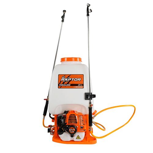 Fumigadora A Gasolina Raptor 25 Litros 26cc 1.2 Hp C/Doble Varilla - FERAL250