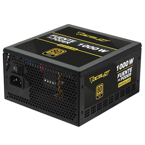 Fuente de poder Ocelot Gaming OPS1000 de 1000W, ATX, Modular, 80+ Gold.