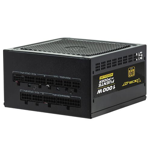 Fuente de poder Ocelot Gaming OPS1000 de 1000W, ATX, Modular, 80+ Gold.