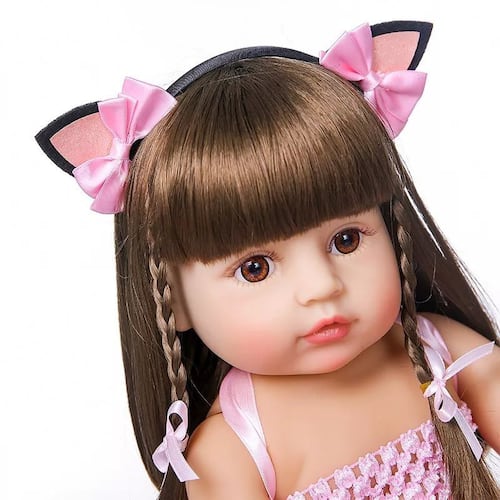 Bebé Reborn Muñeca Silicona Princesa Realista Regalo M E