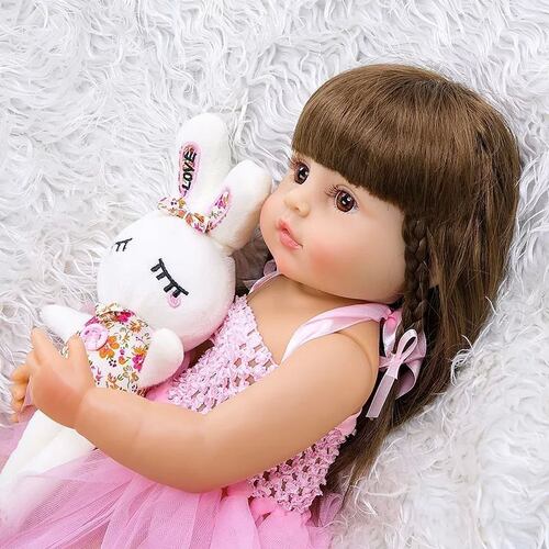 Bebé Reborn Muñeca Silicona Princesa Realista Regalo M E