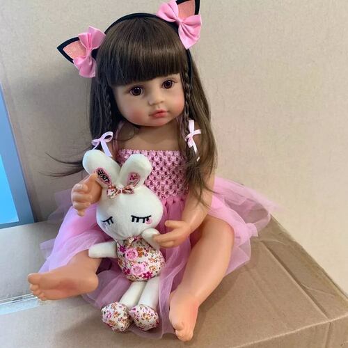 Bebé Reborn Muñeca Silicona Princesa Realista Regalo M E