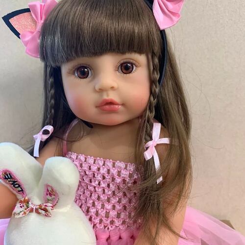 Bebé Reborn Muñeca Silicona Princesa Realista Regalo M E