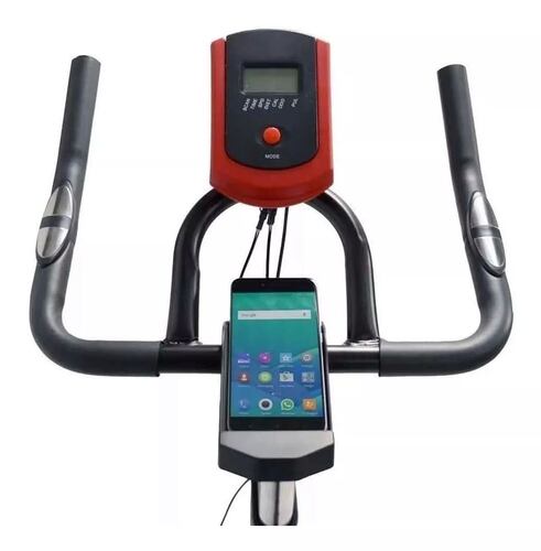 Bicicleta fija Centurfit MKZ-7702-13KGS para spinning color negro.