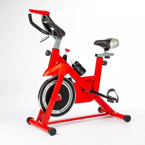 Bicicleta fija UrbanFit Pro SH-612 para spinning color rojo