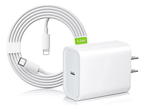Cargador 25w Carga Rápida Para iPhone 12 13 14 +tipo C Cable 