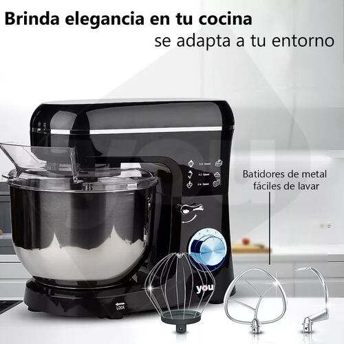 Batidora de pedestal YOU R6671 negra 50/60Hz 110 V