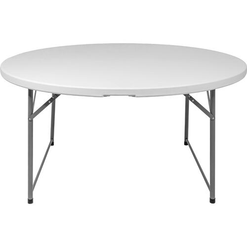 Mesa Plegable Portatil Redonda 1.50m Jardin Exterior .
