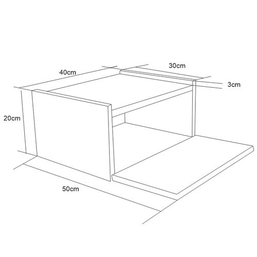 Mesa De Noche Buro Luz Led Recámara envio Ensamblado Rosa