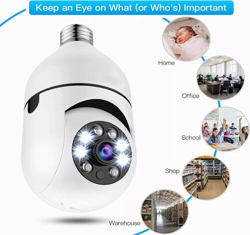 Cámara De Seguridad Wifi Exterior Hd 1080p Alarma/remota Ip.
