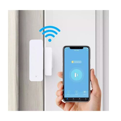Sensor / Alarma Wifi Para Puerta O Ventana Tuya Alexa Google