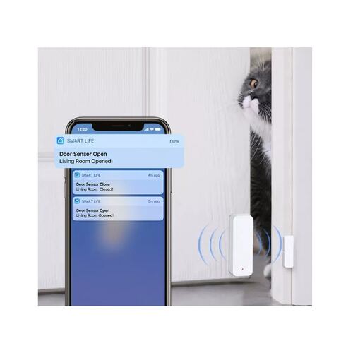 Sensor / Alarma Wifi Para Puerta O Ventana Tuya Alexa Google