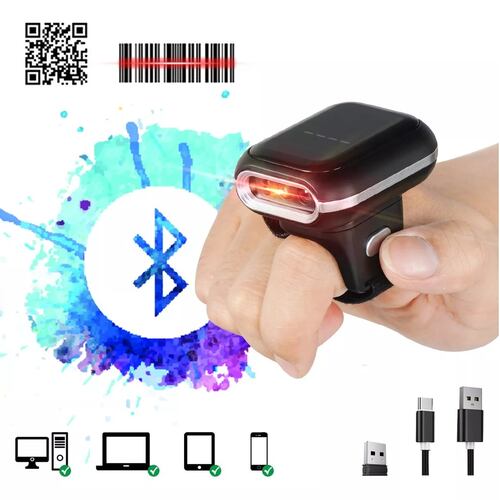 2.4g Lector De Código De Barras Inalámbrico Bluetooth
