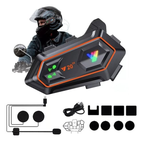 Intercomunicador Motos Audifonos Bluetooth Para Casco 1000ma