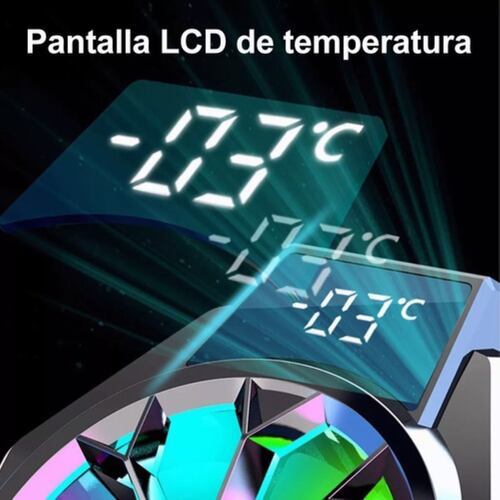 Ventilador Para Android Funcooler Del Celular Gamer Type-c, Negro