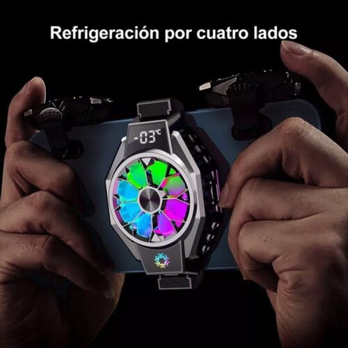 Ventilador Para Android Funcooler Del Celular Gamer Type-c, Negro