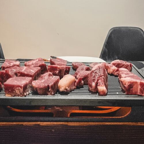 Asador Portatil Rosuto Niku Hibachi Para Interior Y Exterior.