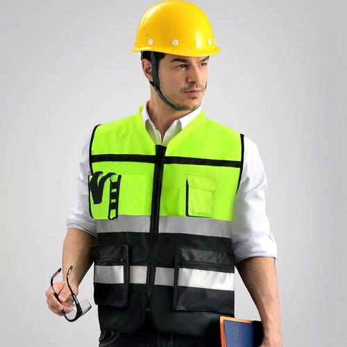 Chaleco De Seguridad Industrial Reflejante Alta Visibilidad