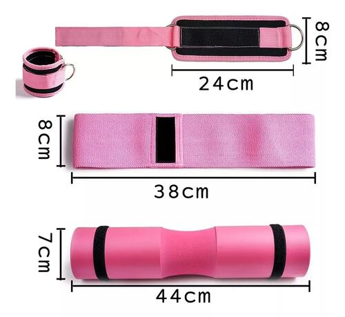 Kit Ejercicio Cojín Protector De Cuello Para Gym Pesas Barra