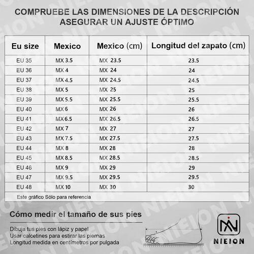 Tenis De Seguridad Zapatos Trabajo Anti-pinchazos Nieion TALLA 27 color NEGRO