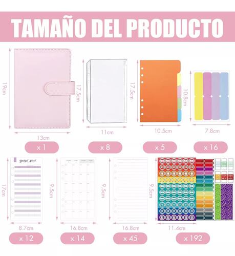 Carpeta De Cuaderno A6, Organizador De Documentos Folder