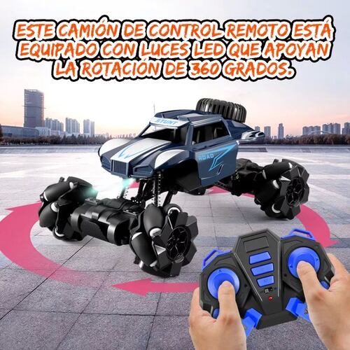 Coches De Control Remoto 4wd 24cm Y Rotación Carros Juguete