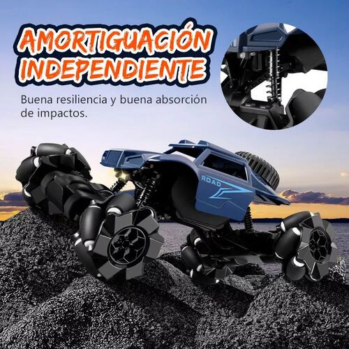 Coches De Control Remoto 4wd 24cm Y Rotación Carros Juguete