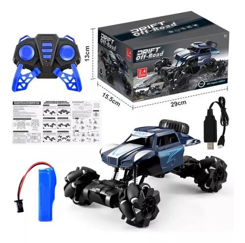 Coches De Control Remoto 4wd 24cm Y Rotación Carros Juguete