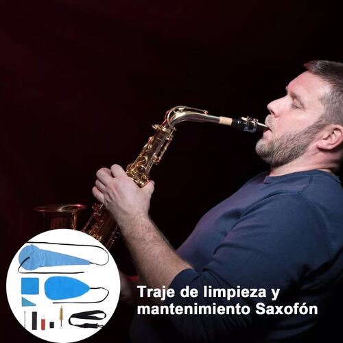 Saxofon Kit Limpieza 9pz Escobilla Mantenimiento