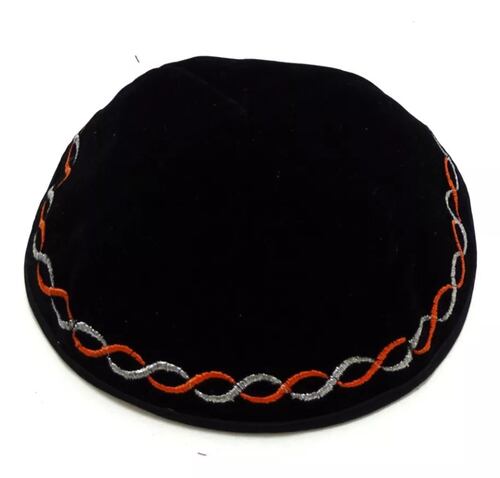Kippah Judia De Terciopelo negro Chica Kippot