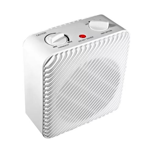 Pelonis Calentador Eléctrico Con Ventilador 1500w 12.5a 120v Cuadrado Blanco 